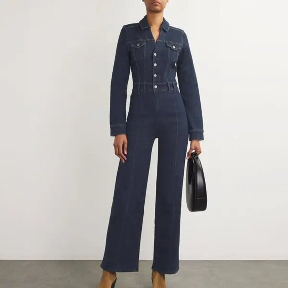 PAIGE Sasha Long Sleeve Jumpsuit - Picture 1 of 7